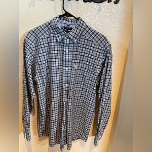 ARIAT - Men’s Long Sleeve - Stretch Button DownSize: M. Blue/Dark Blue